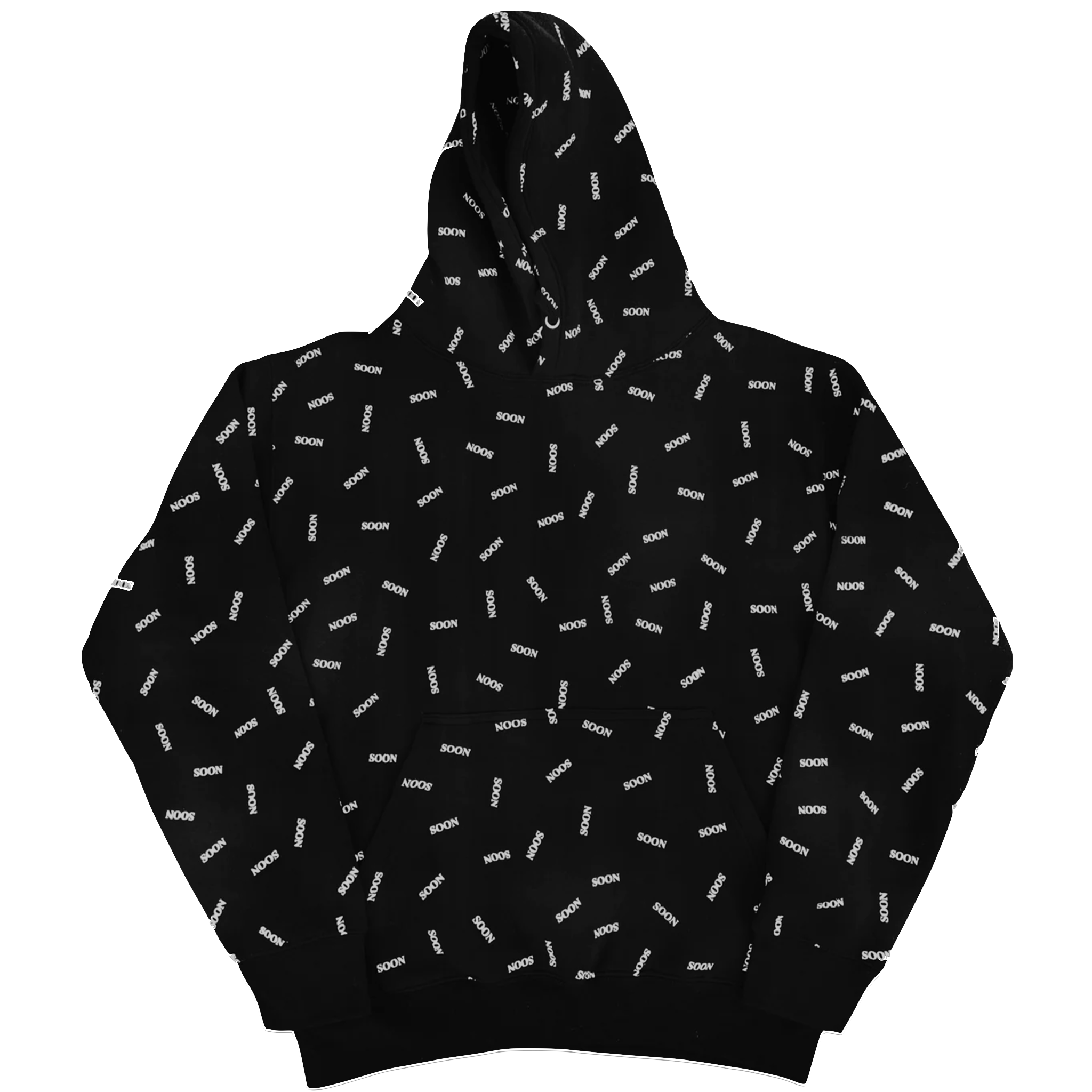 ALL-OVER HOODIE - BLACK